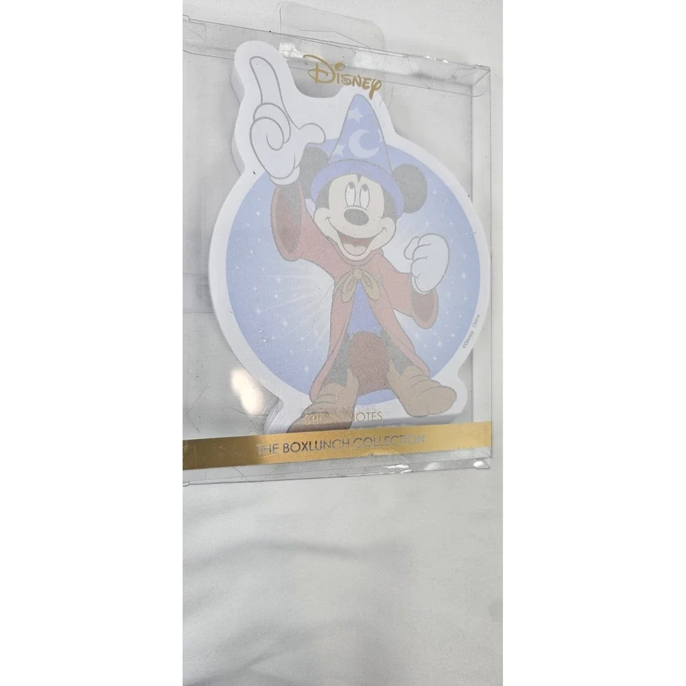 Disney Sticky Notes Lot Lilo & Stitch x2 Sorcerer Mickey BoxLunch‎ -- New!